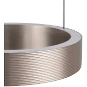 Brilliant LED-pendellampe Axion, svart/brun, lengde 32 cm, CCT
