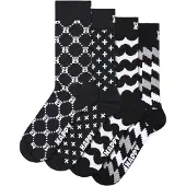 Happy socks Graphic Gift Set Crewsokker 4 Par