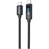 Dudao L7C USB-C to USB-C cable 100W 1m sort