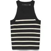 Vero Moda Saba Rib Ermeløs T-skjorte