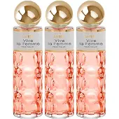 Saphir Vive La Femme 200ml Eau De Parfum 3 Enheter