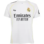 Real Madrid 25/26 Mbappe Hjem Kortarmet T-skjorte