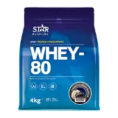 Star Nutrition Whey-80 Myseprotein 4 kg