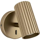 Eglo Veggspot Portillo, messing, høyde 11 cm, metall, GU10