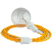 Creative Cables Snake Twisted Shade Ready 3m Lampettledning