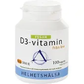 Helhetshälsa D3-vitamin Vegan 50 mcg 100 kapsler