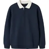 LMTD Poloskjorte - NlmRoss - Navy Blazer/Antique White - - 9-10 år (134-140) - Polo