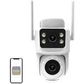 MOES WCM-Q29 8 MP Wi-Fi-IP-kamera med to objektiver