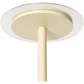 Arcchio LED-gulvlampe Frile, beige, høyde 190 cm, dimbar