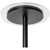 Arcchio LED-gulvlampe Frile, svart, høyde 190 cm, dimbar