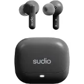 Sudio C8 true wireless in-ear-hodetelefoner / ørepropper med ANC og Bluetooth 5.4 – Svart