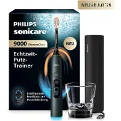 Philips DiamondClean 9000 HX9213/84 Oppladbar tannbørste, Voksen, Sonik tannbørste, Sensitiv / Myk, Gum omsorg, Grundig rens, Whitening, 62000 beve...