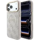 GUESS preget 4G Classic MagSafe-etui til iPhone 17 Pro / 18 Pro – rosa