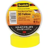 Scotch 35 isolasjonstape 35 SCOTCH35-19X20YE gul (L x B) 20 m x 19 mm 1 stk