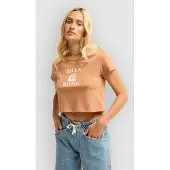 Billabong Surfing In Town Crop T-skjorte brun