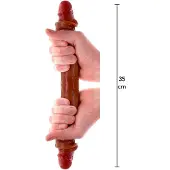 Scala Foreskin Dobbeldildo - 35 cm