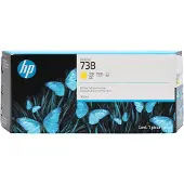 HP 738 - 300 ml - gul - original - DesignJet - blekkpatron - for DesignJet T950, XT950