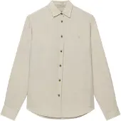 Superdry Premium Linen Slim Skjorte Med Lange Ermer
