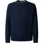 Pepe Jeans for man. PM7000090 Denzel navy sweater (S), Casual, Cotton, Long sleeve