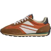 Pepe Jeans for man. PMS400052 Brown Jason Retro sneakers (42), Fabric, Flat, Laces, Casual