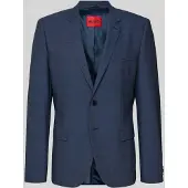 HUGO for man. 50495628 Colbert blazer blue (106), Casual, Classic, Polyester