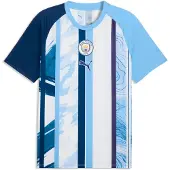 Puma Manchester City Warmup Jersey Men, Sport, White/Blazing Blue, 3XL