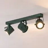Argon Downlight Canico, 3 lyskilder, grønn