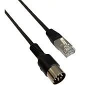 Cavus 12 pin din m > rj45 15m black