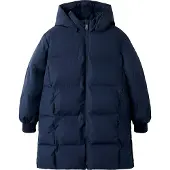 Name It Kids Polstret Jakke - NkfMusk - Navy Blazer - - 7 år (122) - Dunjakke