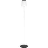 Eglo Solcelledrevet LED-terrasselampe Scordiano-L, svart, høyde 120 cm