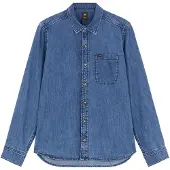 Lee 112386366 Denim Regular Fit Skjorte Med Lange Ermer