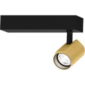 Wever & Ducre LED-spotlight Ceno svart/gull 2 lyskilder 2 700 K