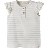 Lil´ Atelier Lil' Atelier T-skjorte - NmfGeo - Coconut Melk/Naturell Air - - 6 år (116) - T-skjorte