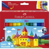 Faber-Castell Felt-tip pen Jumbo 24pc. super washable