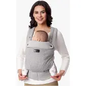 MOMCOZY ERGONOMINE KUDIKIU NEŠIOKLE SU TINKLELIU, GRÅ