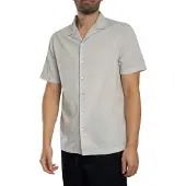 Superdry for man. M4011138A Cabana grey shirt (XL), Casual, Cotton, Short sleeve