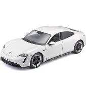 Bburago Porsche Taycan Turbo S 1:24, Bybil, Montert på forhånd, 1:24, Porsche Taycan Turbo S, Alle kjønn, Metall, Plast