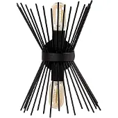 Opviq Vegglampe Kirpi 3091 opp/ned bredde 23cm svart