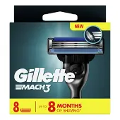 Gillette Mach3 Blades 8 pcs