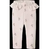 Lil´ Atelier Lil' Atelier Leggings - NbrRachello - Turtledove/Bird - - 68 - Leggings