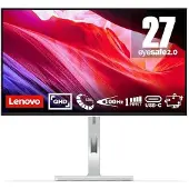 Lenovo L27h-4A skjerm 27" QHD 2560 x 1440 IPS, skygrå