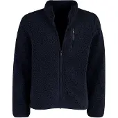 New zealand auckland NZA Cardigan ed Glidelås Oreti Polar Fleece Navy Blå ørkeblå Størrelse