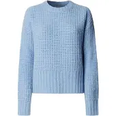 Pepe Jeans for woman. PL7000231 Ashley Crew blue jumper (M), Casual, Acrylic