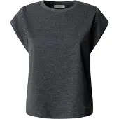 Pepe Jeans for woman. PL5000302 Britany Dark Grey T-Shirt (M), Casual, Cotton, Short sleeve