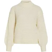 Vila Viliomy Høy Hals Strikket Pullover