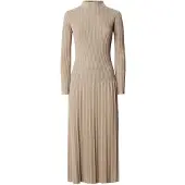 Pepe Jeans for woman. PL9537914 Anna beige dress (S), Casual, Cotton, Long sleeve