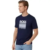 BOSS Insignia 10276567 Orange Kortarmet T-skjorte