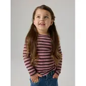 Name it Genser - Rib - Noos - NmnBanio - Fransk stekt/Lilla - - 5 år (110) - Genser