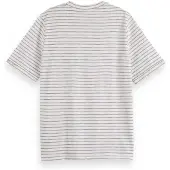 Scotch & Soda Relaxed Fit Lurex Kortarmet T-skjorte