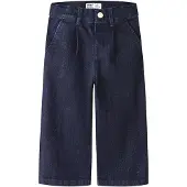 Name it Jeans - NmfRose - Bred - Glitter - Dark Blue Denim - - 2 år (92) - Jeans